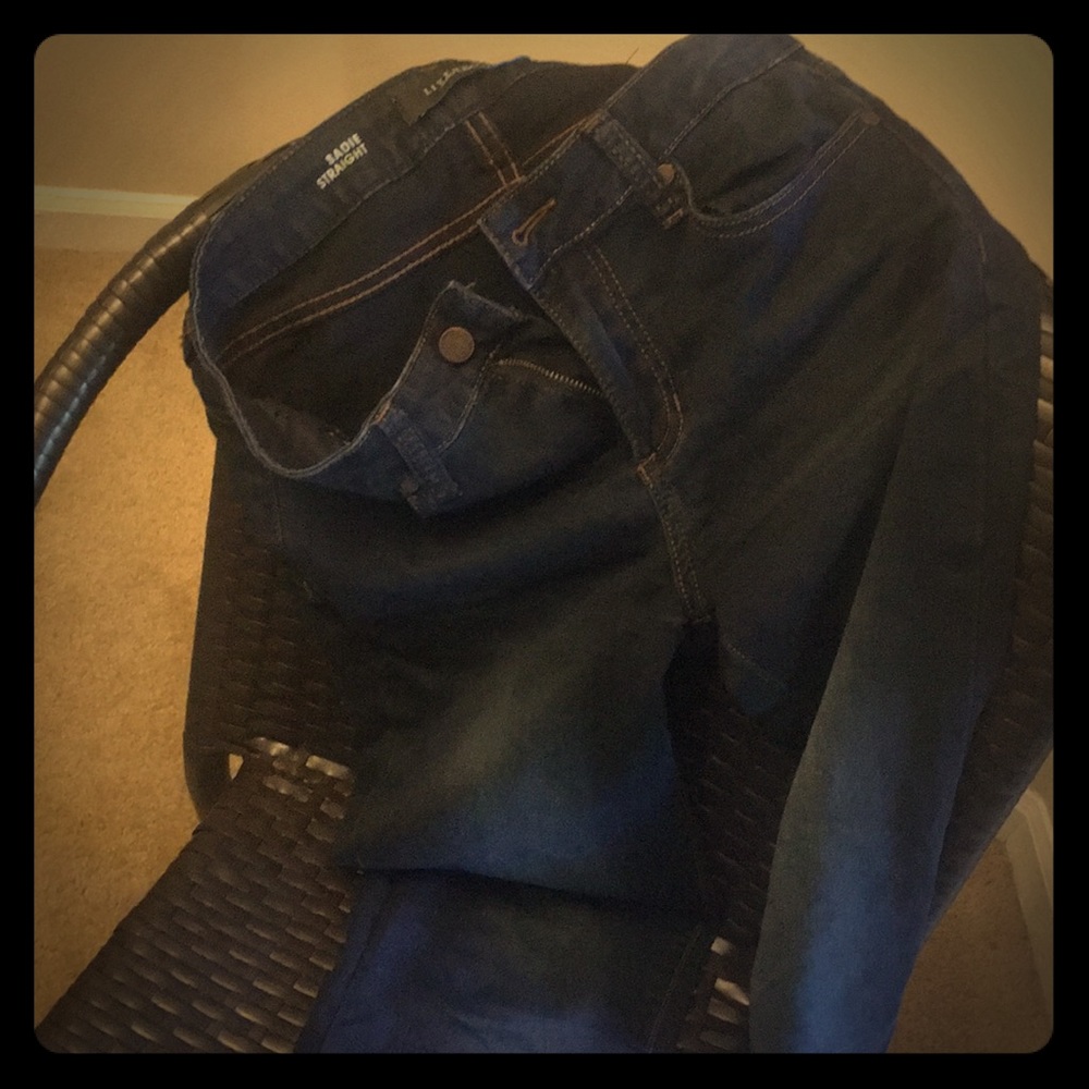New straight leg jeans